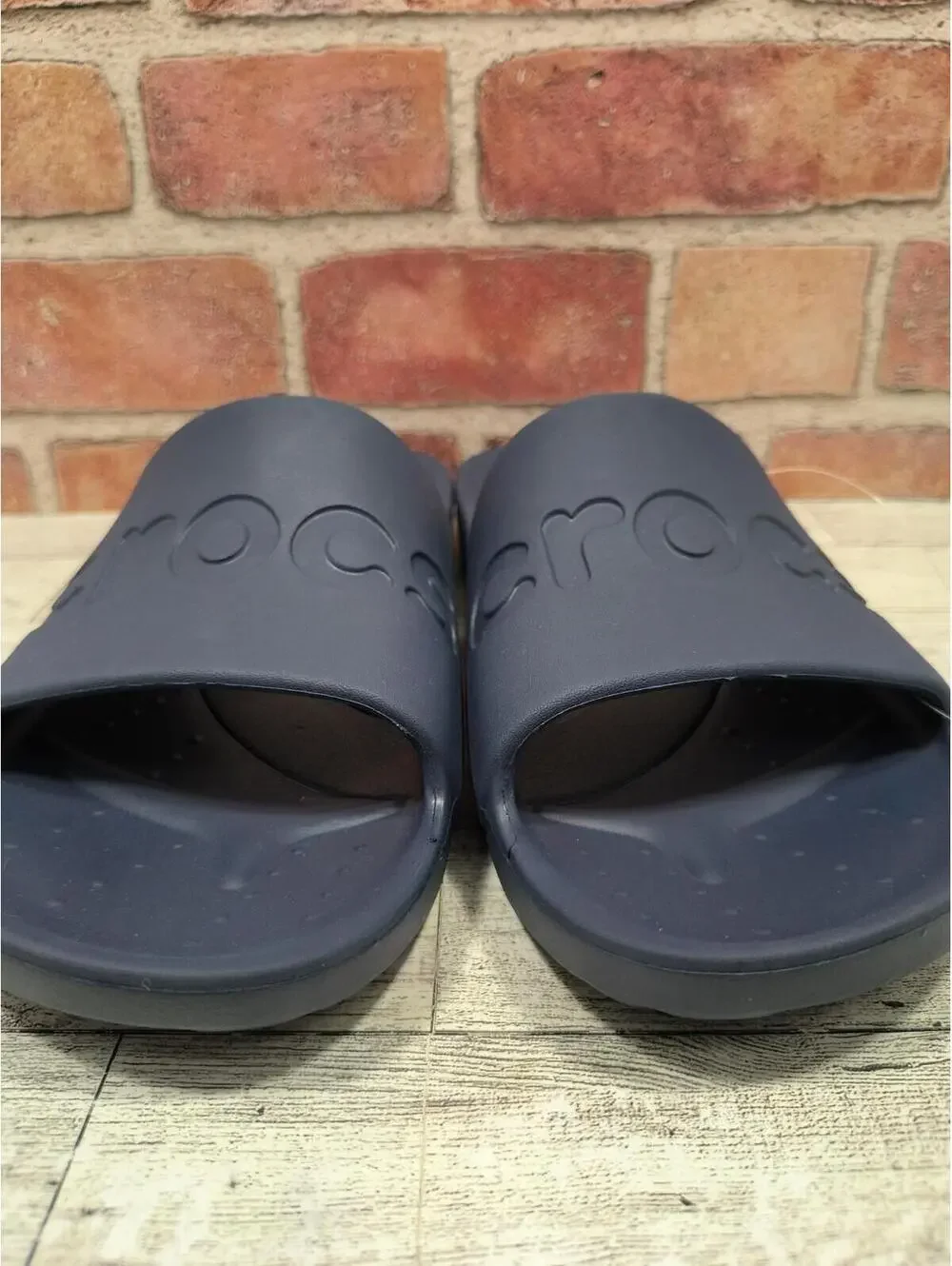 Crocs Essentials Slide Men's 9 Women's 11 Navy Blue Comfort 210088-410 NWT